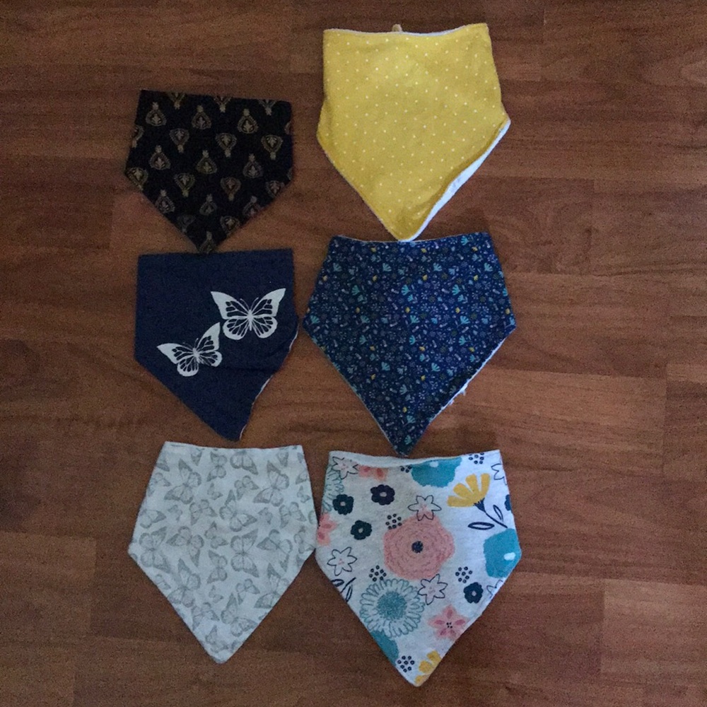 Baby girl bib bundle